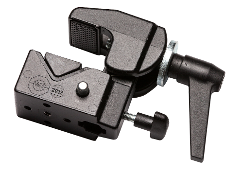 Illustration of universal mount for gooseneck Sip and Puff Switch.